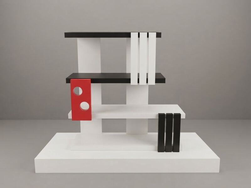 Étagère Design Asymétrique en mélamine